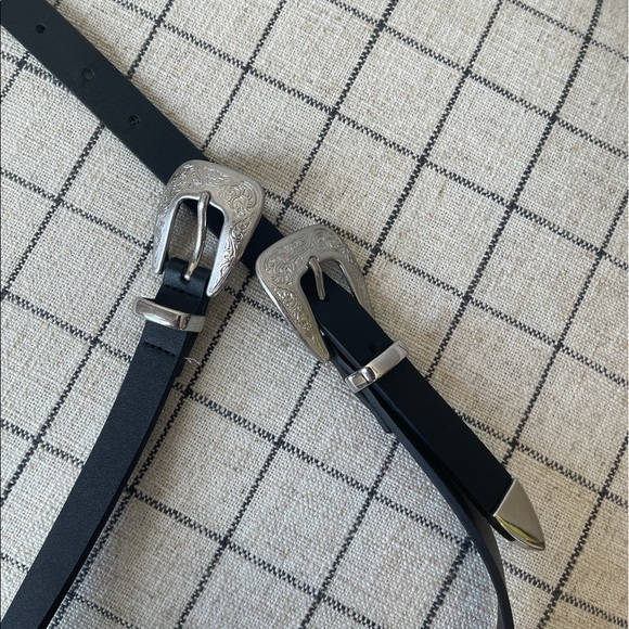 Western double buckle Belt - Picture 2 of 5